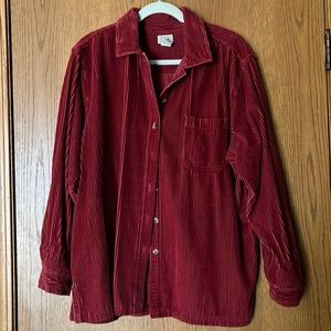 L.L. Bean cord flannel size XL
